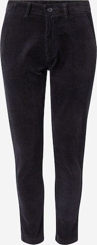 LindberghSlimfit Chino hlače - crna boja: prednji dio