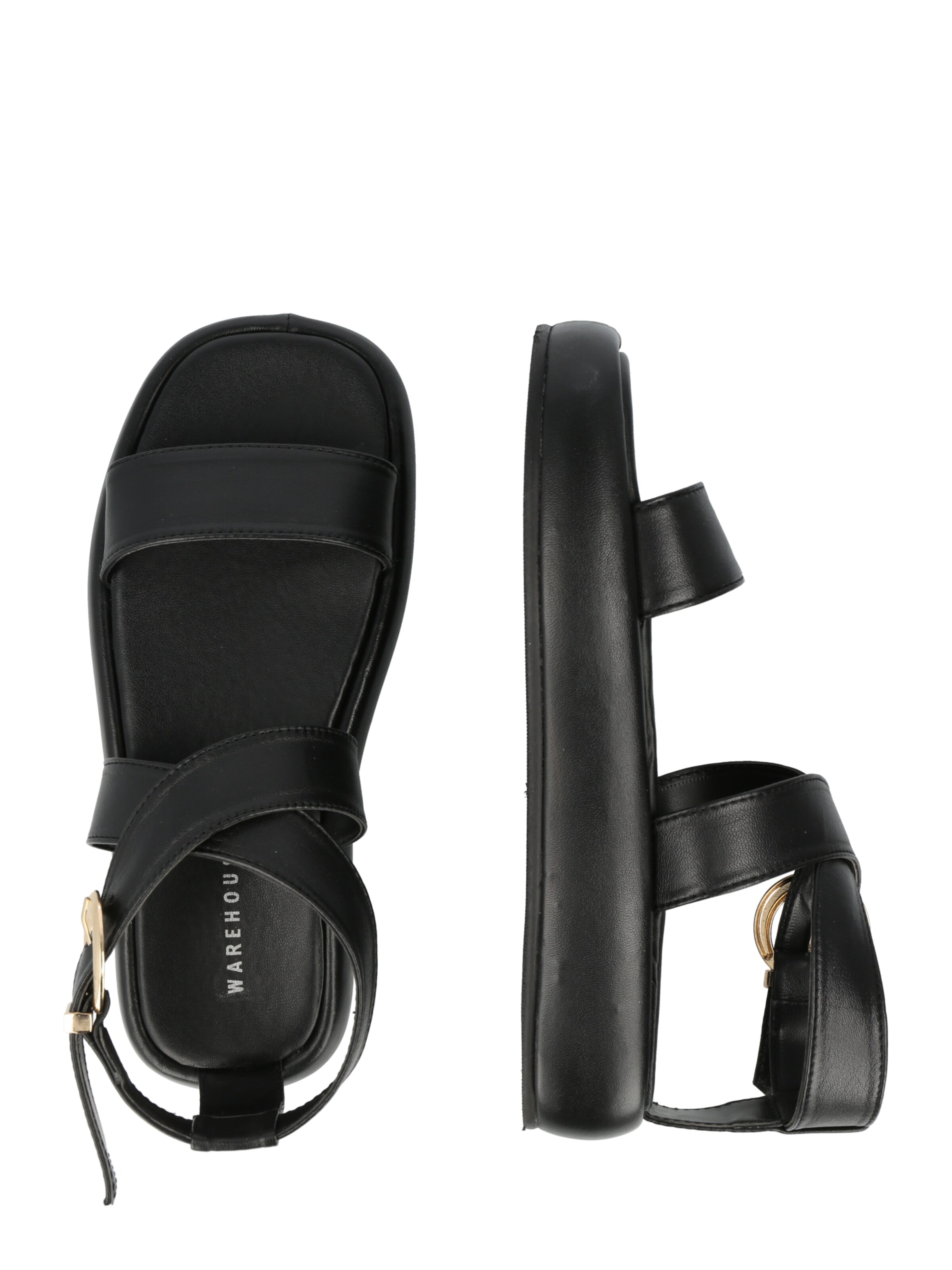 Warehouse Sandali | črna barva