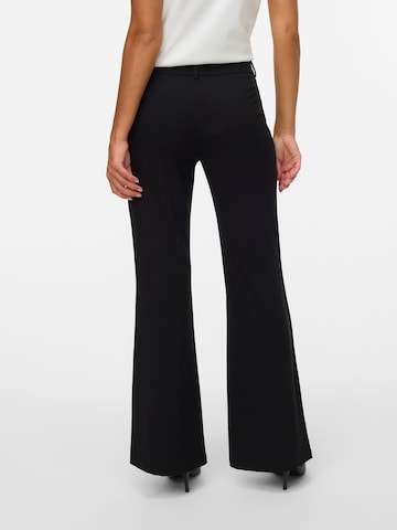 VERO MODA - Acampanado Pantalón 'VMINDIE' en negro