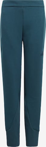 ADIDAS PERFORMANCE Workout Pants 'Z.N.E.' in Blue: front