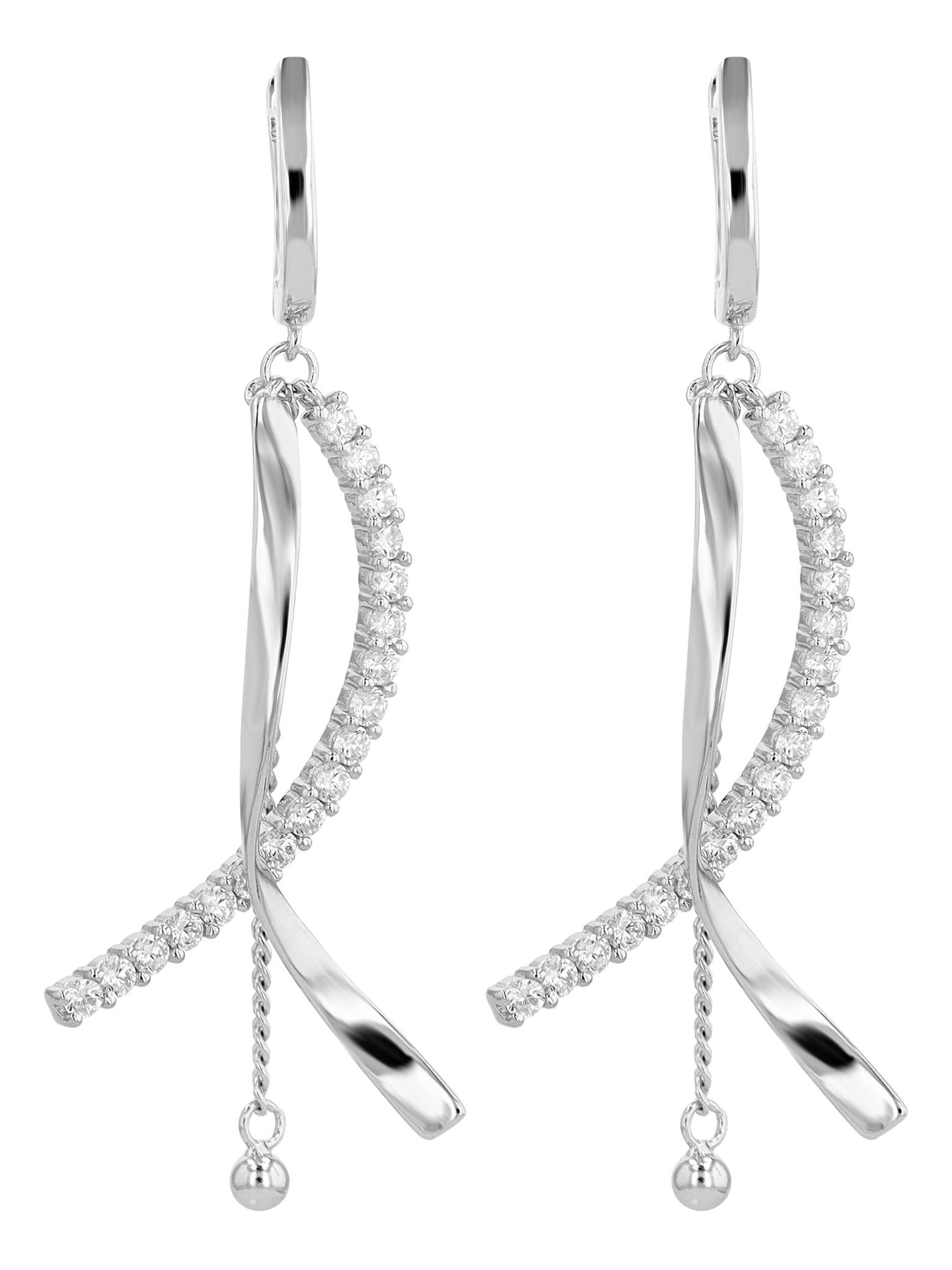 Akzent Earrings 'Ari, 925 Sterlingsilber, langlebig' in Silver
