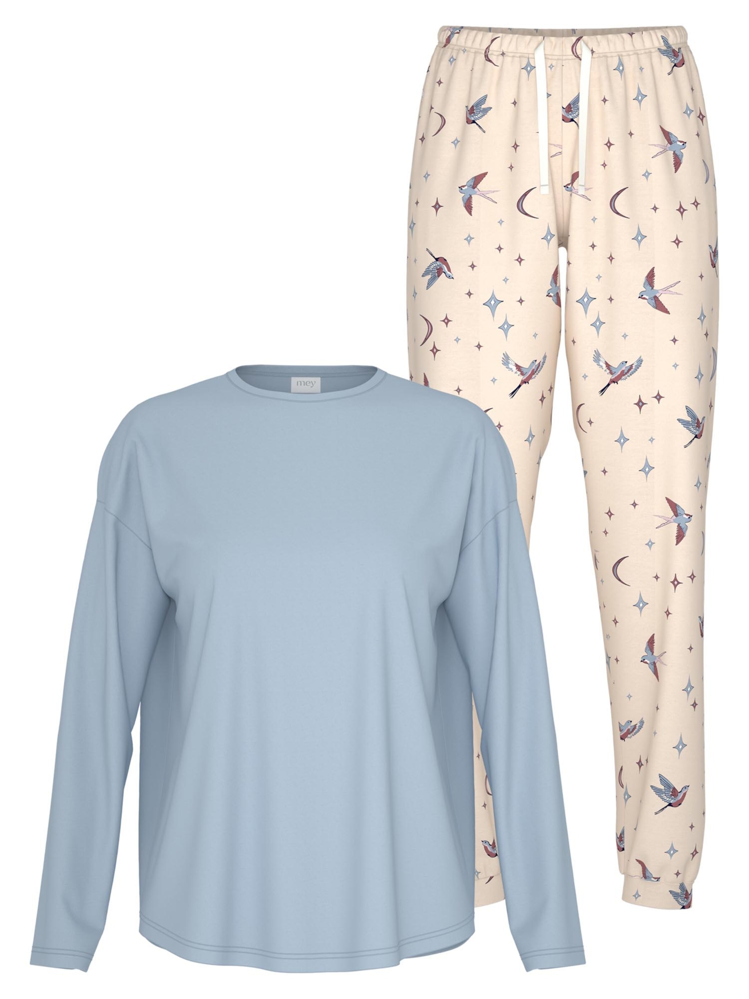 Mey Pyjama 'Sleep & Relax'‌ in Mischfarben: Vorderseite