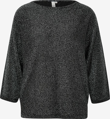 QS Pullover in Schwarz: Vorderseite
