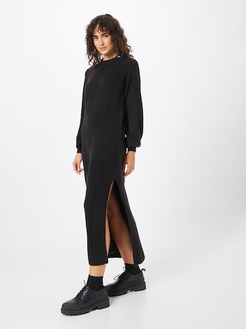 Calvin Klein Jeans - Vestido de malha em preto: frente