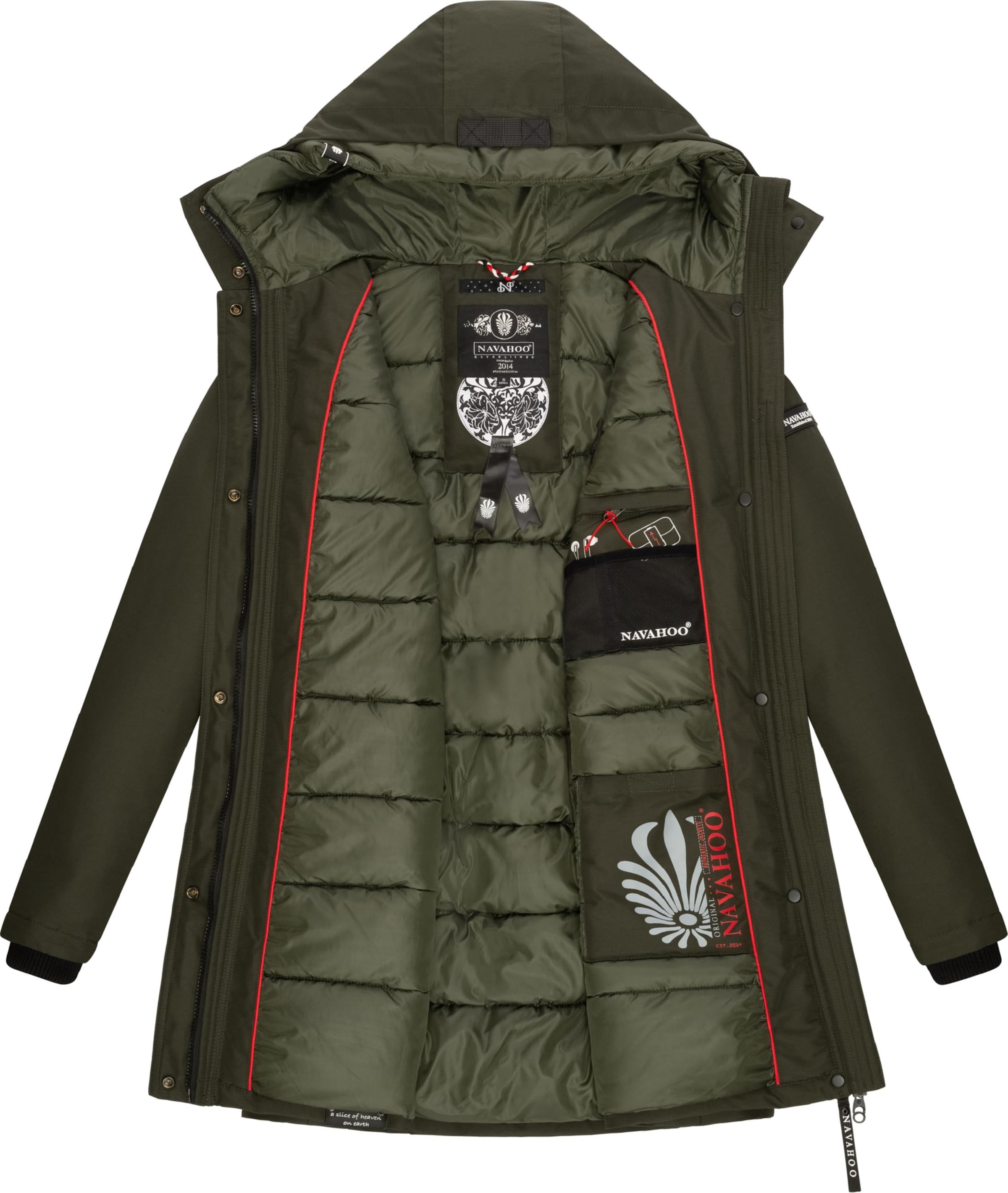 NAVAHOO Winter jacket in Green