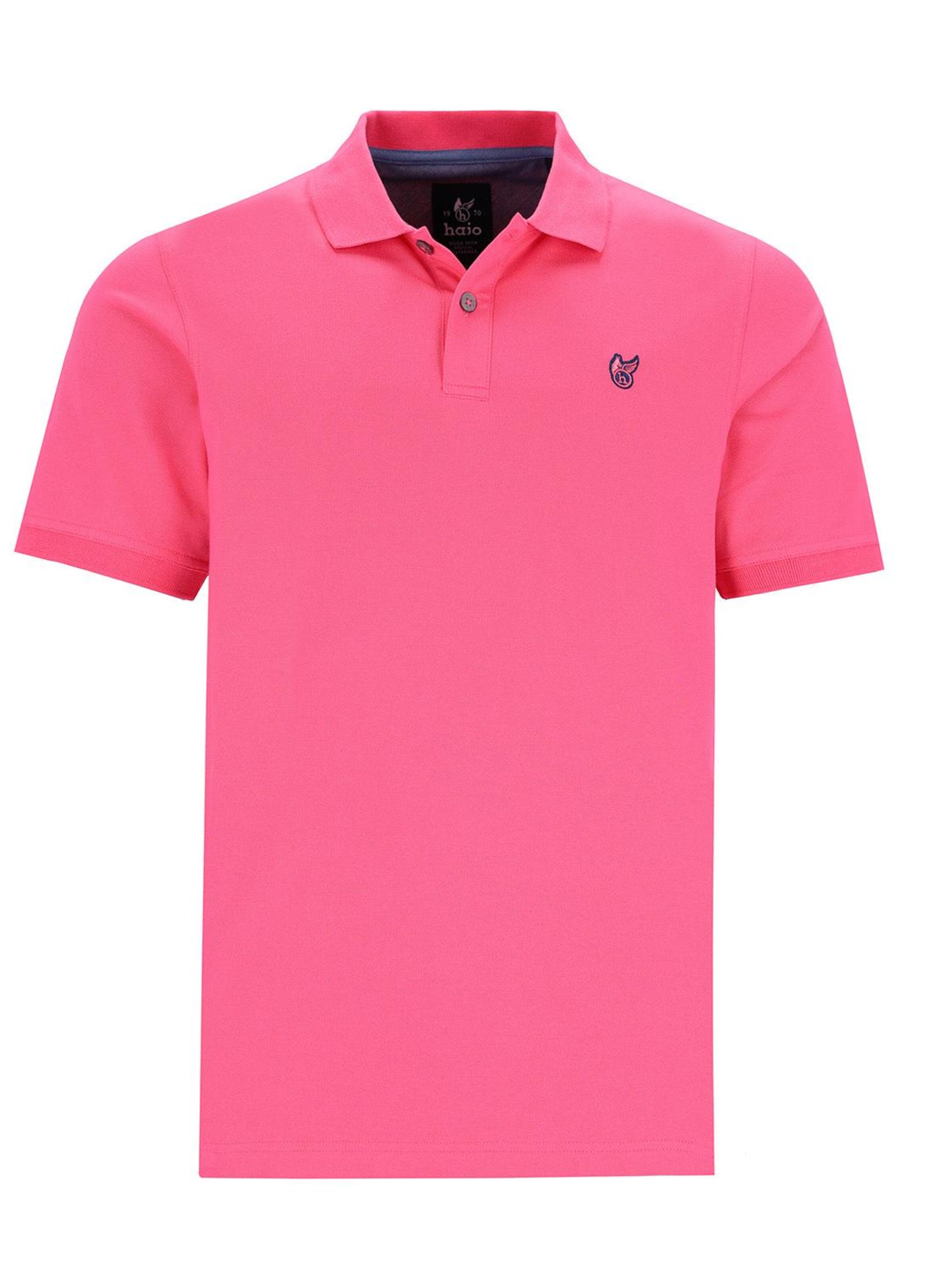 HAJO Shirt 'Basic Piqué-Poloshirt'‌‌‌‌‌‌‌‌ in Lila: Vorderseite