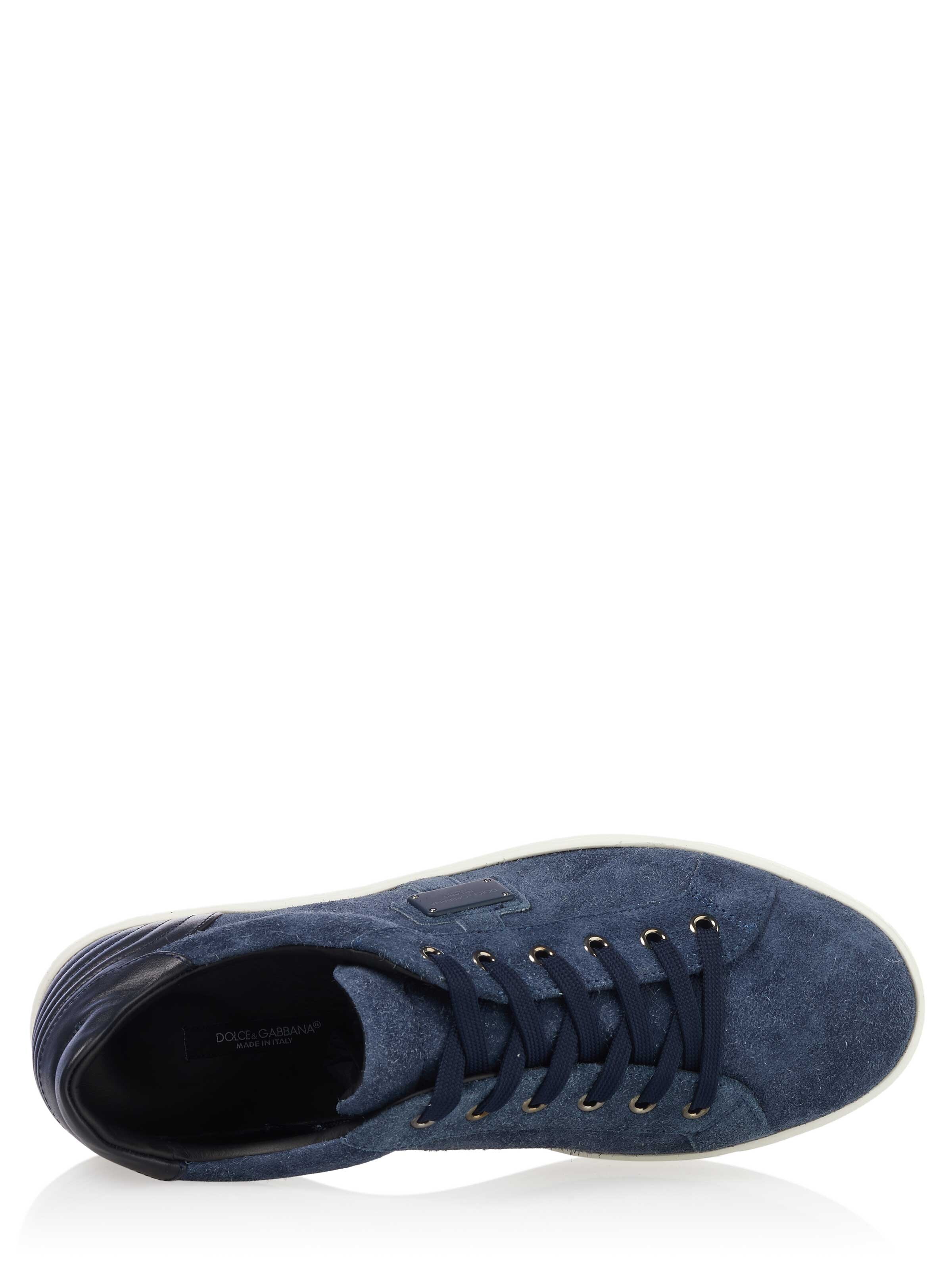 DOLCE & GABBANA Låg sneaker '2te-Wahl Dolce & Gabbana Sneaker navy (2te Wahl) (2te Wahl)' i blå