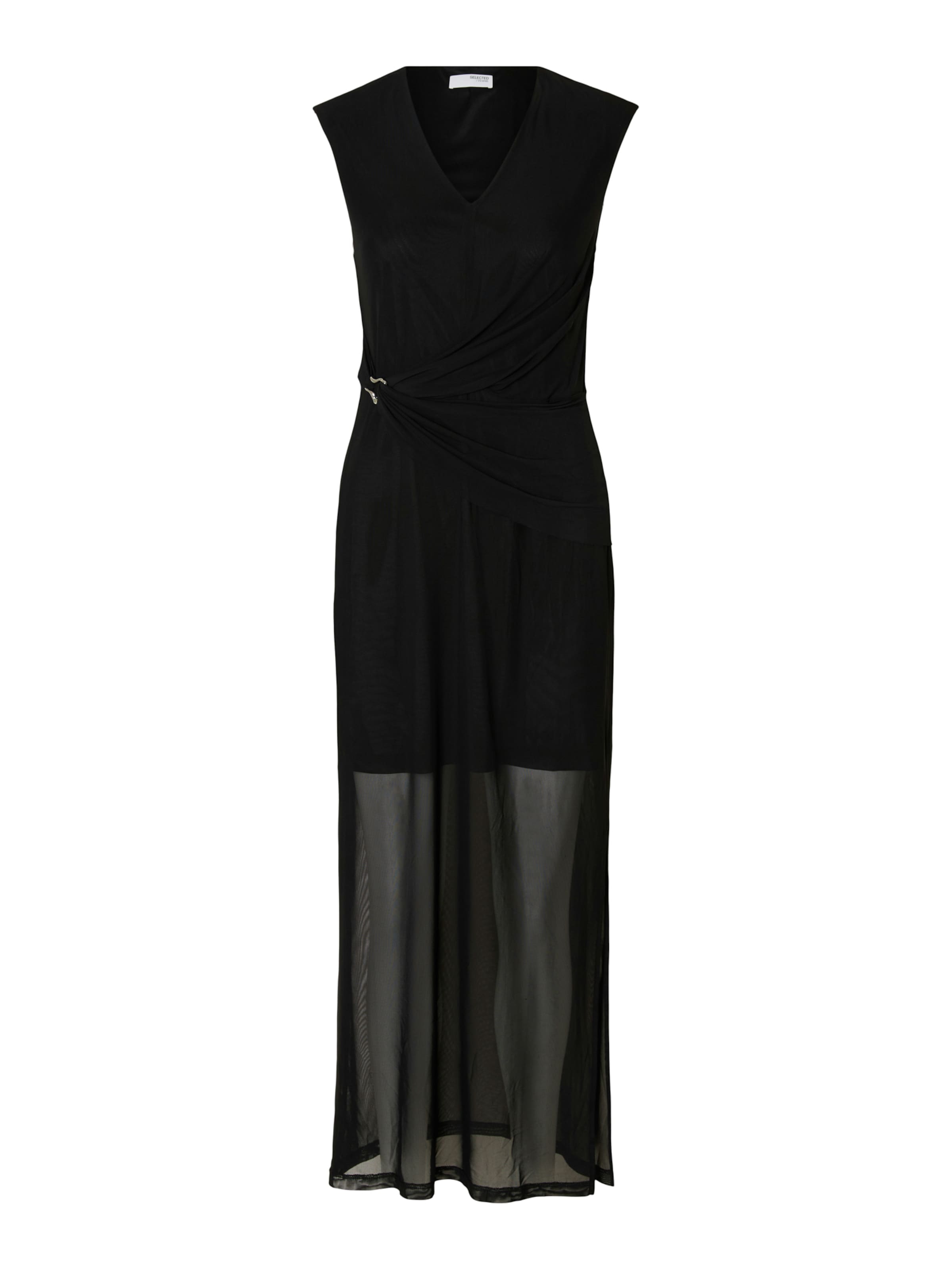 Robe de soirée 'SLFOLGA' SELECTED en noir : devant