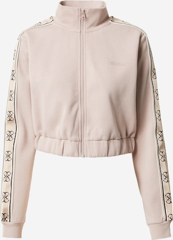 Veste de survêtement 'NEW BRITNEY' GUESS en gris : devant