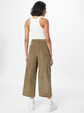 Wide Leg Pantalon Koton en vert