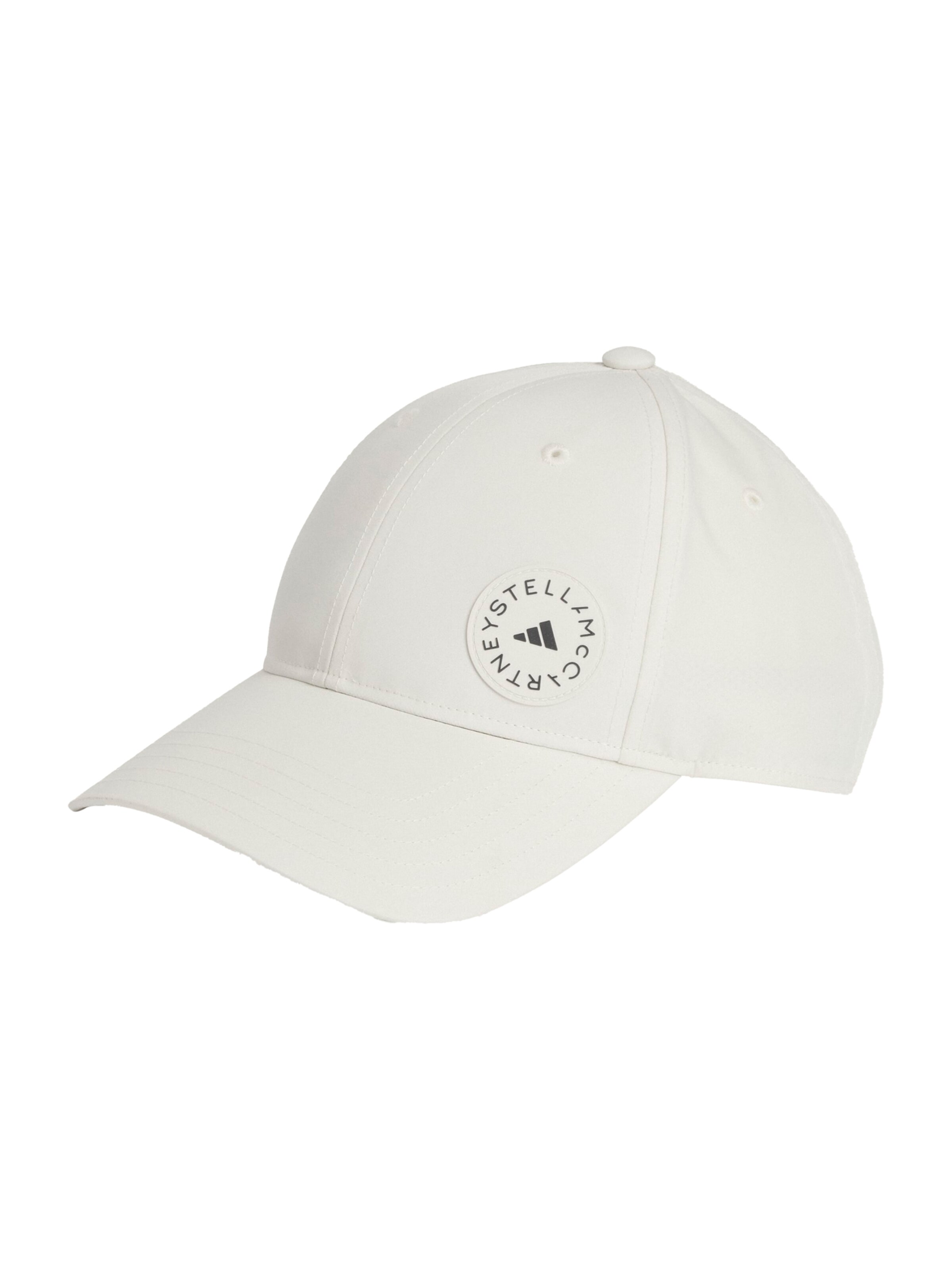 Cappello da baseball sportivo di ADIDAS BY STELLA MCCARTNEY in bianco: frontale
