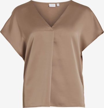 VILA Blouse in Bruin: voorkant