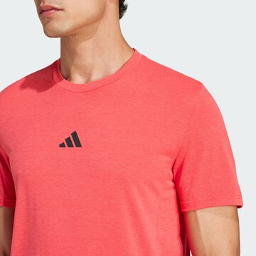ADIDAS PERFORMANCE Regular Performance Shirt 'Designed for Training ' in Red