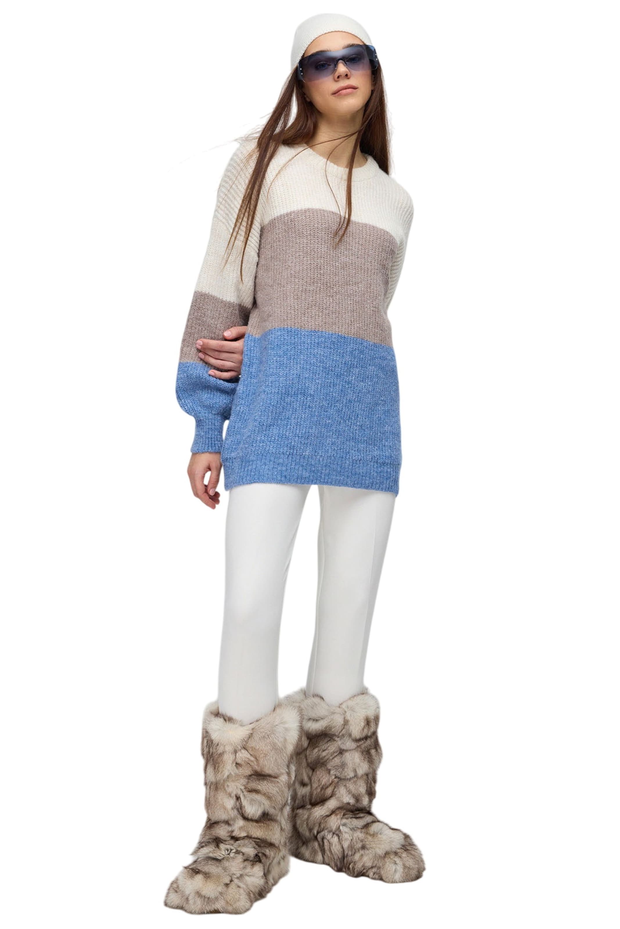 No Matter What Gebreide jurk in Gemengde kleuren