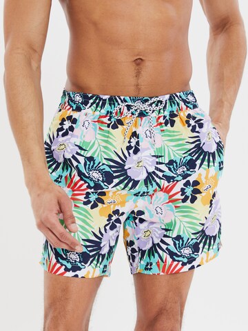 Shorts de bain 'Brava' Threadbare en mélange de couleurs : devant