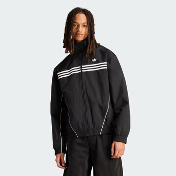 ADIDAS ORIGINALS Übergangsjacke in Schwarz: predná strana