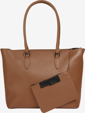Cabas Cluty en marron : devant
