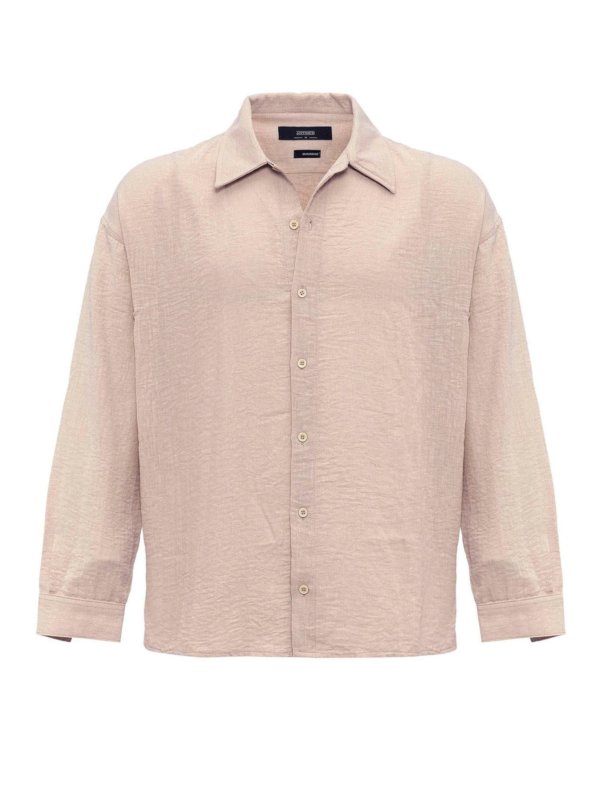 Antioch Mugav suurus Triiksärk, värv beež: eest vaates