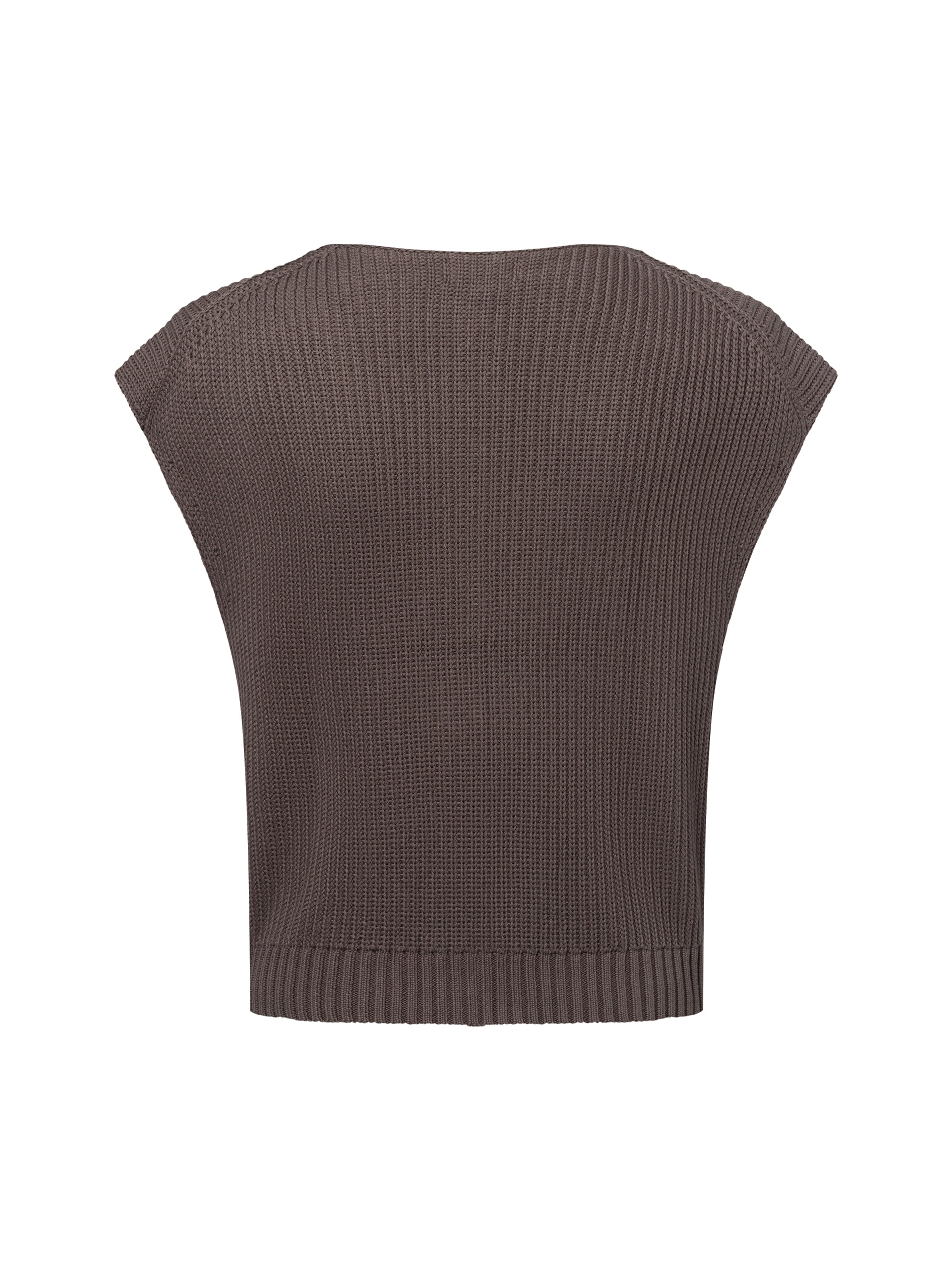 Franco Callegari Strickweste in Braun