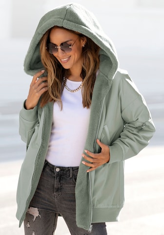 BUFFALO Between-season jacket in Green