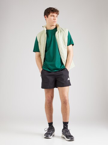 ADIDAS ORIGINALS Μπλουζάκι 'Adicolor Classics Back+Front Trefoil' σε πράσινο