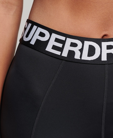 Superdry Skinny Sportovní kalhoty – černá