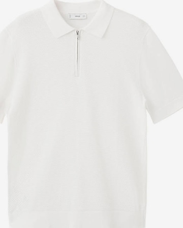 MANGO MAN Pullover 'Canario' in Weiß: Vorderseite