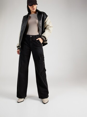 Mavi Loose fit Cargo Jeans 'DUBLIN' in Black