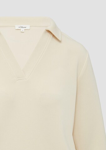 s.Oliver Sweatshirt in Beige
