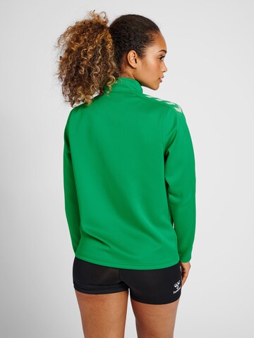 Hummel Sportsweatjacke 'Poly' in Grün