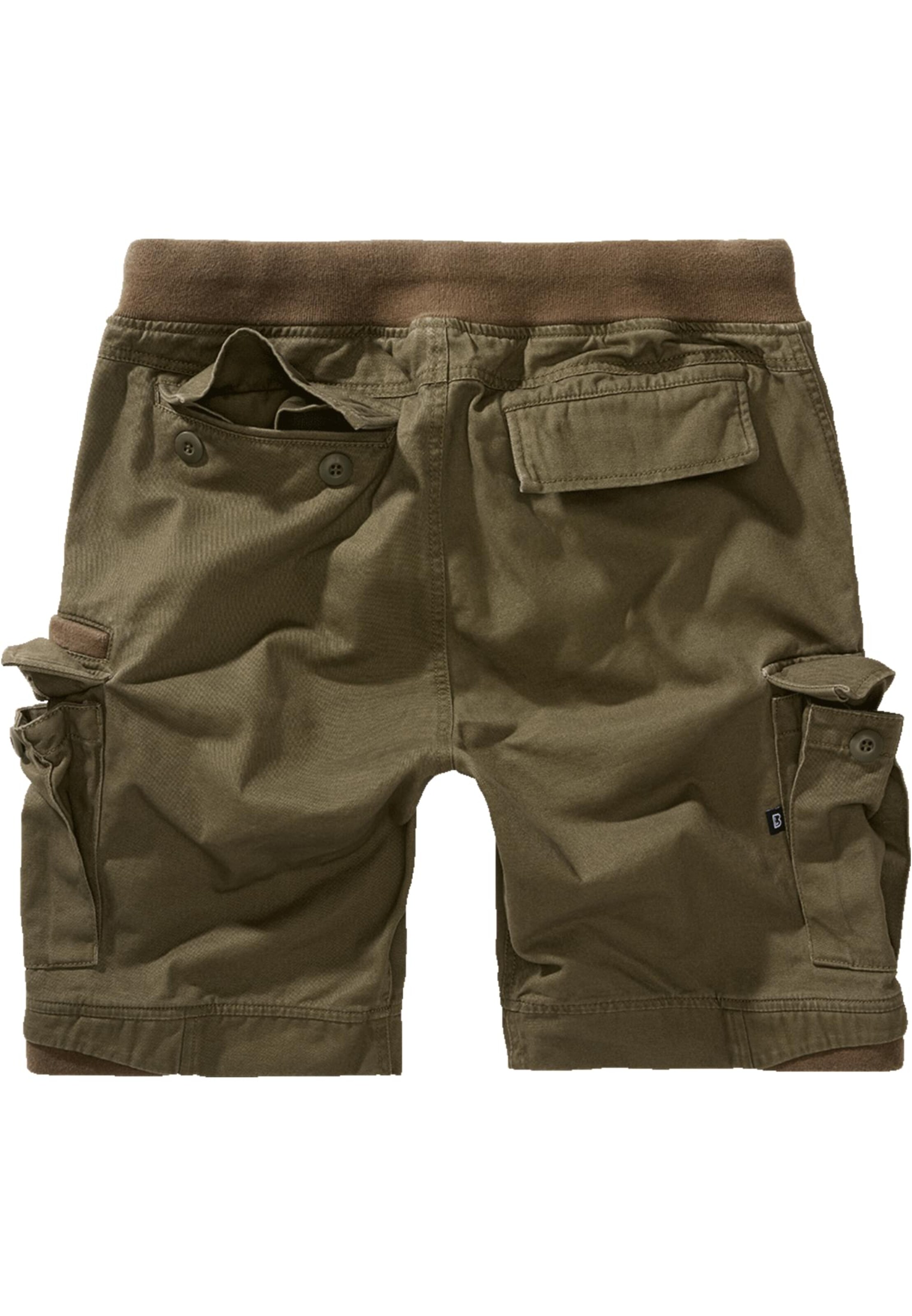 Brandit Regular Cargo Pants 'Packham' in Green