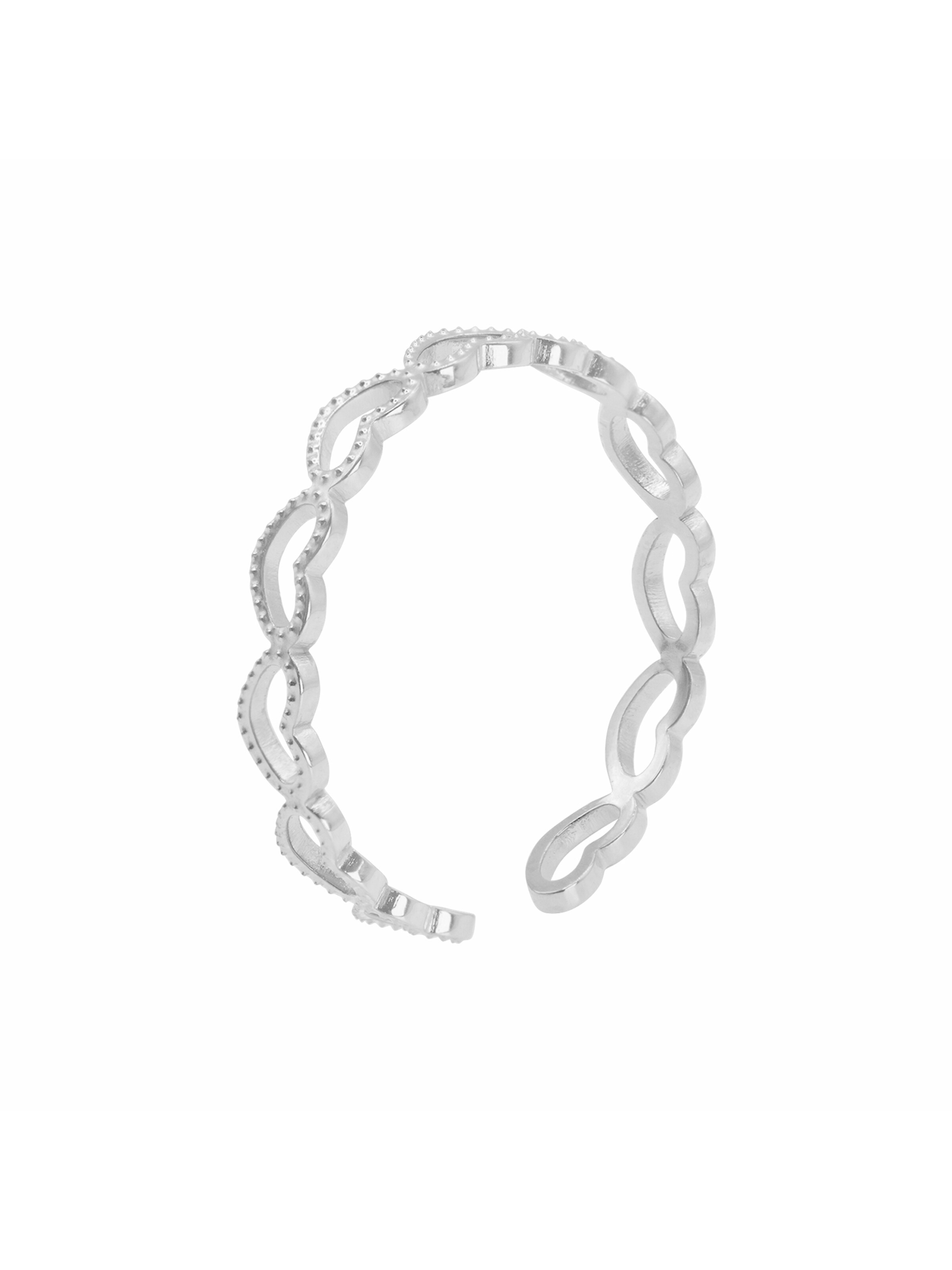 Heideman Ring 'Piar' in Silber: Vorderseite