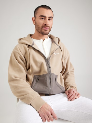Nike Sportswear Tréning dzseki - bézs: elől