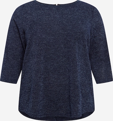 ONLY Carmakoma Shirt 'Carmartha' in Blauw: voorkant