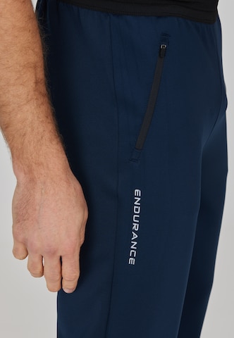 ENDURANCE Regular Sports trousers 'Gilben' in Blue