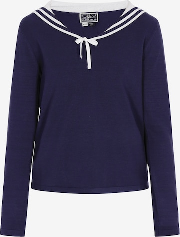 DreiMaster Maritim Pullover 'Classic Look' in Blau: Vorderseite