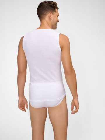 Maillot de corps ' Organic Feinripp ' Ammann en blanc