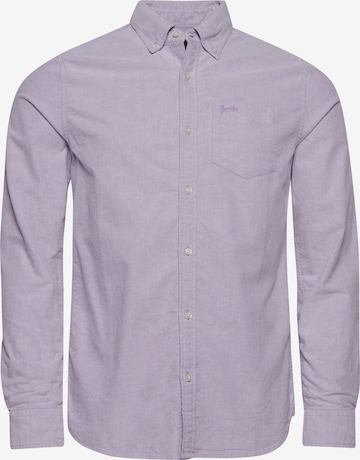 Chemise Superdry en violet : devant