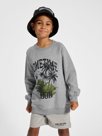 SOMETIME SOON Sweatshirt in Grey: front