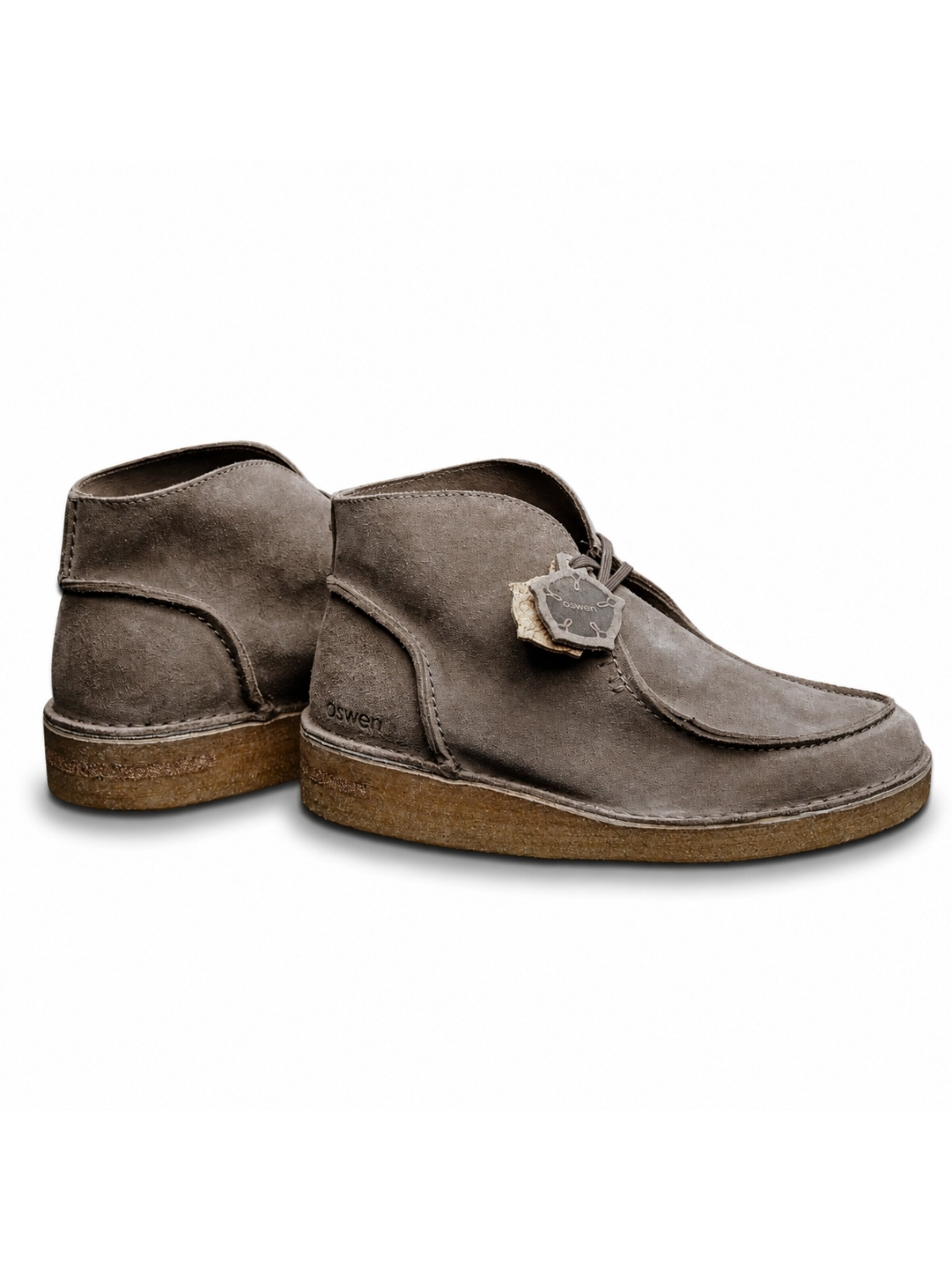 oswen Veterlaarzen 'Ewaldi Suede Boot' in Grijs