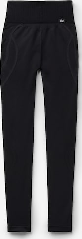 CALZEDONIA Leggings 'Double Scrunch' in Black: front