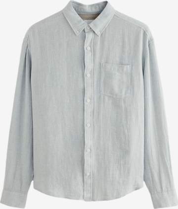 NextRegular Fit Košulja - siva boja: prednji dio