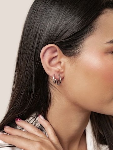 Hey Happiness - Pendientes 'Stack Duo' en plata