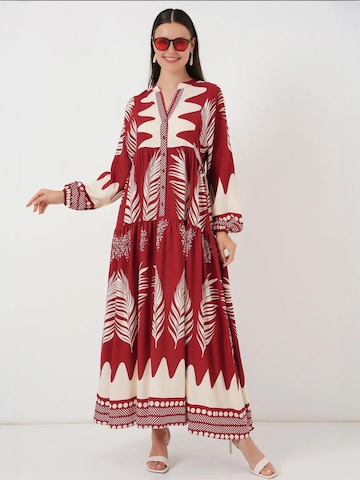 Bigdart Blousejurk in Rood: voorkant