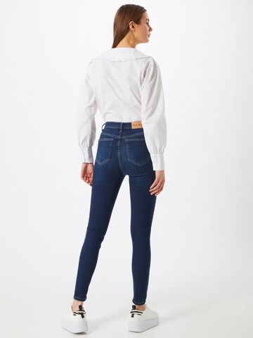 NA-KD Skinny Džíny – modrá