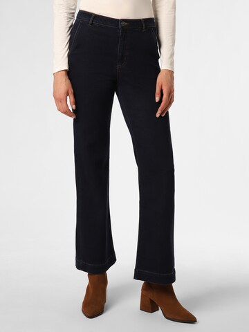 Marie Lund Wide leg Jeans in Blue: front