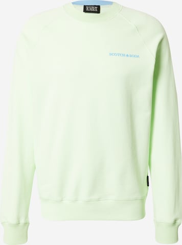 SCOTCH & SODA Sweatshirt in Groen: voorkant
