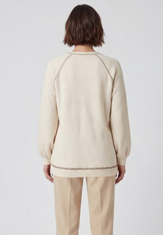 Sweat-shirt Usha en beige
