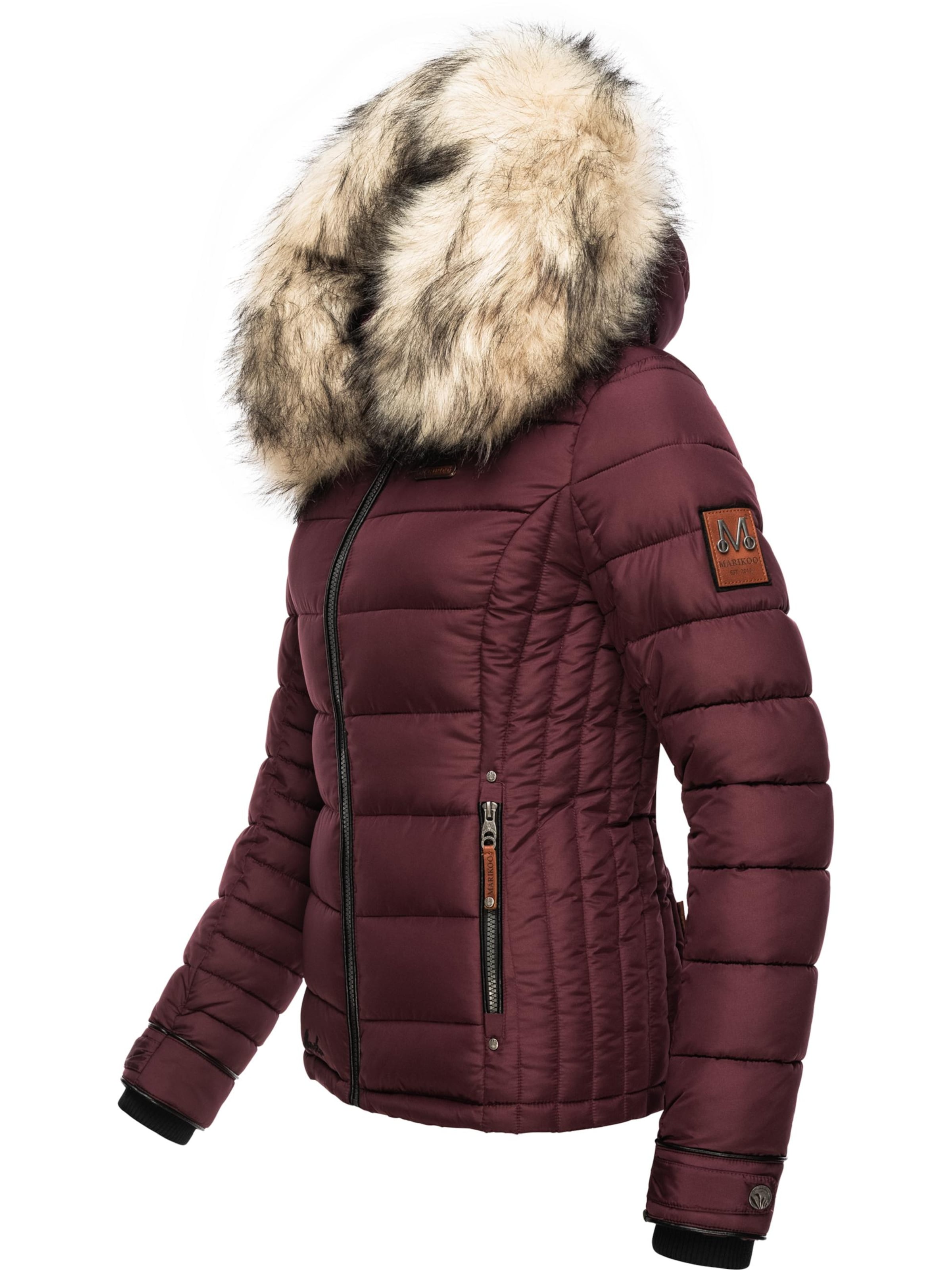 MARIKOO Winter jacket 'Lerikaa' in Red