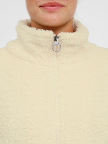Oxmo Fleece Jacket 'Anneka' in White